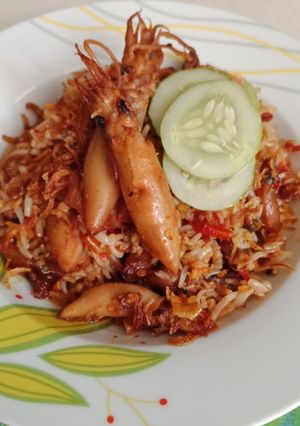 Foto resep Nasi Goreng cumi Shirataki