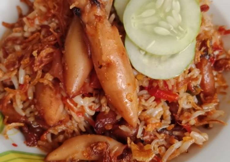 Nasi Goreng cumi Shirataki