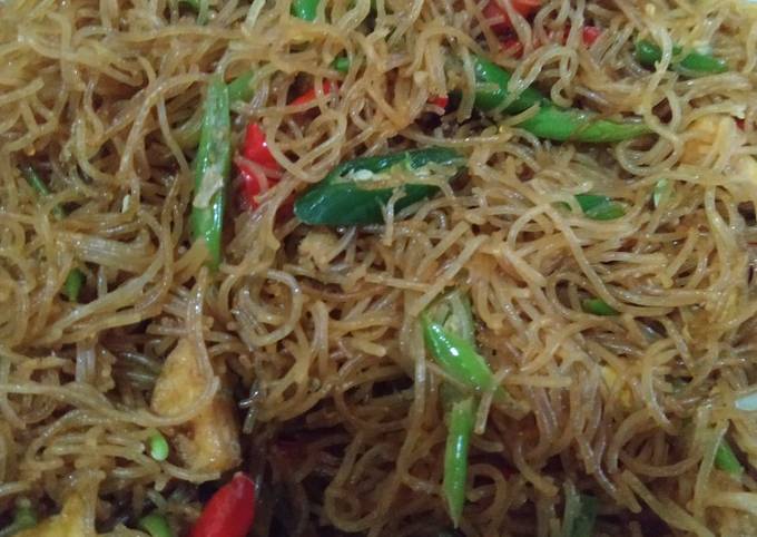 Resep Bihun Buncis Tahu Goreng Anti Gagal