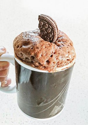 Una foto de Mug Cake de Oreo y Chocolate