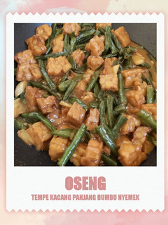 Foto resep Oseng Tempe Kacang Panjang Bumbu Nyemek