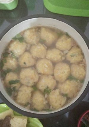 Foto resep Bakso auw(ayam, udang, wortel)