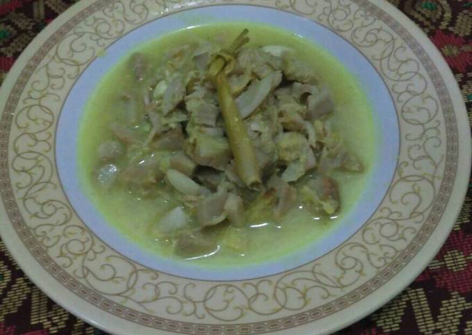 Sayur Tewel (Nangka Muda) Bumbu Kuning