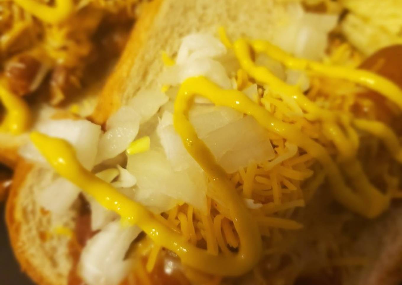 Ultimate chili cheese dog