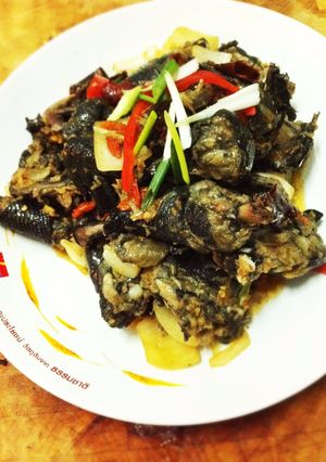 รูปของ ไก่ดำผัดขิง