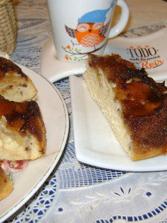 Una foto de Torta de manzanas con canela