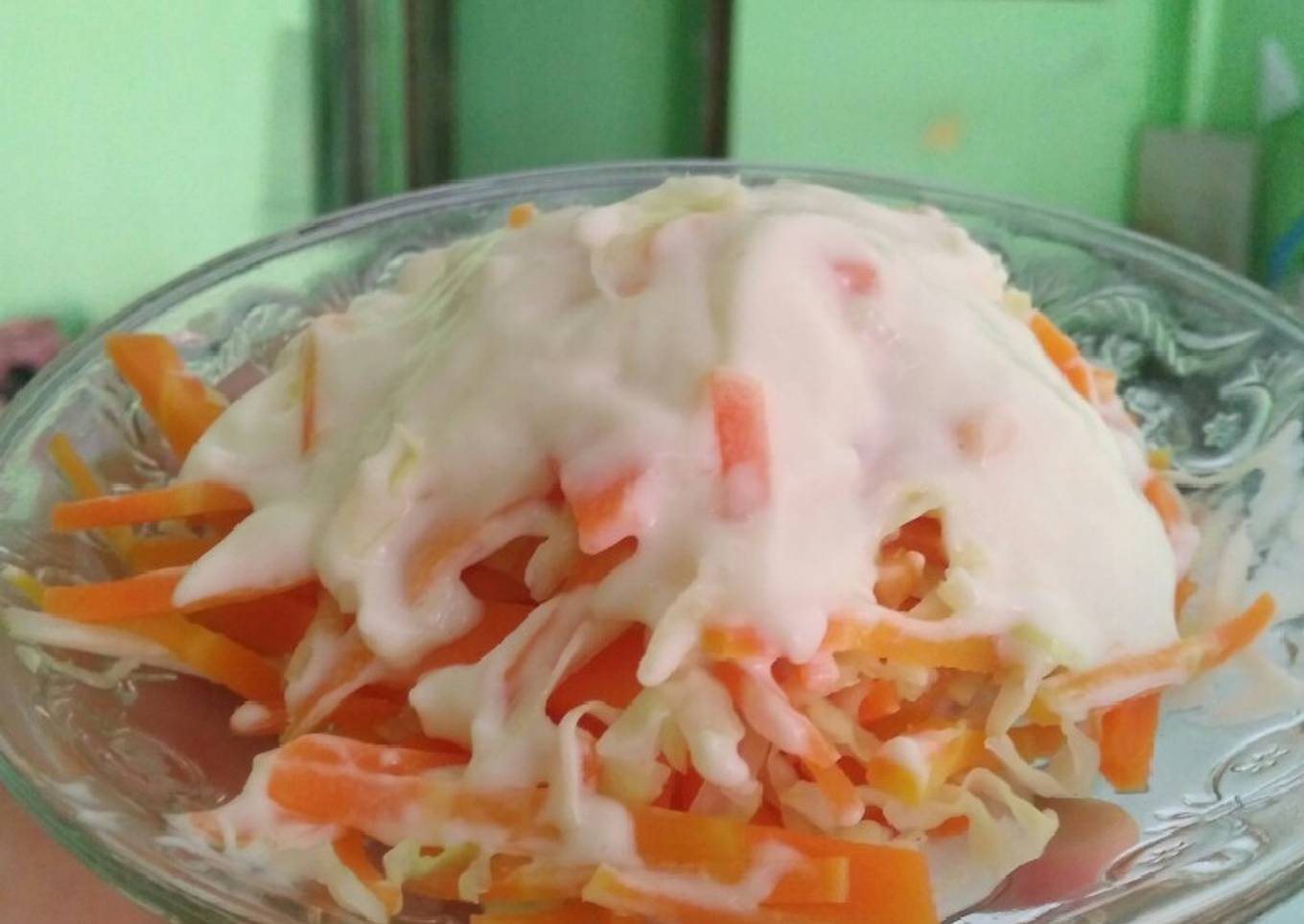 Salad Sayur Simpel ala Hokben - resep kuliner nusantara