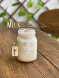Milk with Leftover Teh Tarik Ice Cubes
