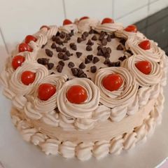 Chocolate Chip Cake 🥧🥧 A picture of Chocolate Chip Cake 🥧🥧.