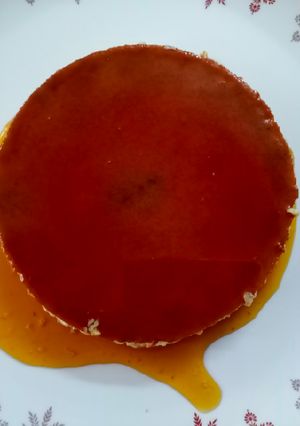 A picture of Caramel Egg pudding.
