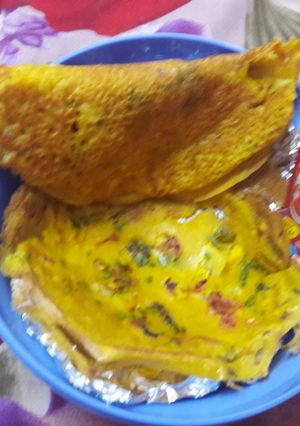 A picture of Besan Vegetable Cheela.
