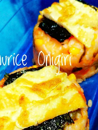 Cara Sederhana Membikin Resep  Omurice Onigiri yang Enak, Bisa Manjain Lidah
