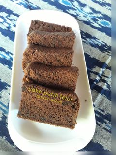 Foto resep 170.Cake Coklat Putih Telur empuk banget
