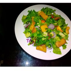 Fattoush salad A picture of Fattoush salad.