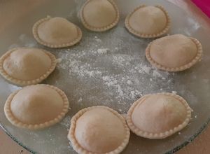Una foto de Sorrentinos Caseros 4 quesos