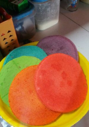 Foto resep Rainbowcake kukus
