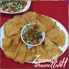 A picture of Mexican Nachos.