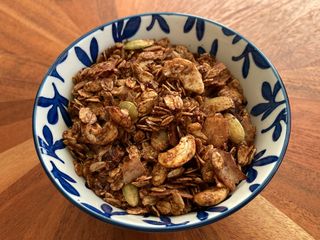 Chocolate Coconut and Cashew Granola