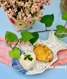 chả cua nướng
