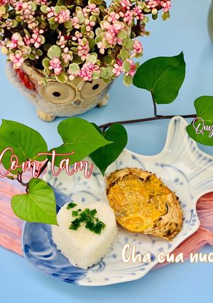 Hình của món Chả cua nướng.