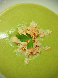 Una foto de Crema de brócoli