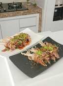 Beef slice jamur enoki