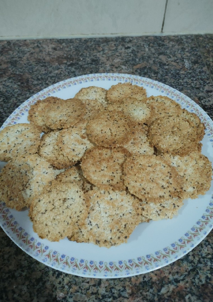 Una foto de Galletas de avena veganas!