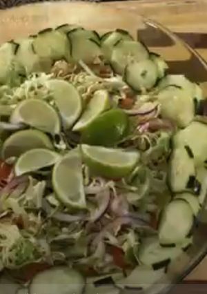 Una foto de Ensalada de col para tacos