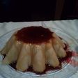 Flan de turrón