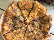 Gambar omelet bayam diet