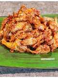 Balado Ikan Asin Bulu Menthog