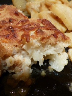 Una foto de Coliflor con bechamel gratinada