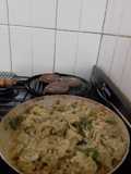Huevo revuelto con paty