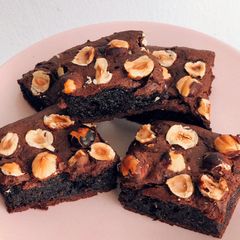 Gluten-free brownie A picture of Gluten-free brownie.
