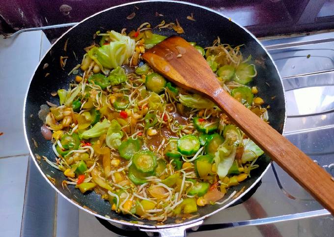 Resep TUMIS SEHAT gambas tauge, Enak