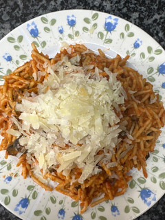 Una foto de 583. Espaguetis integrales a la puttanesca (principal pasta)