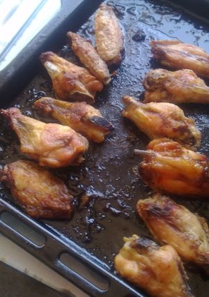 Una foto de Alas de pollo borrachas