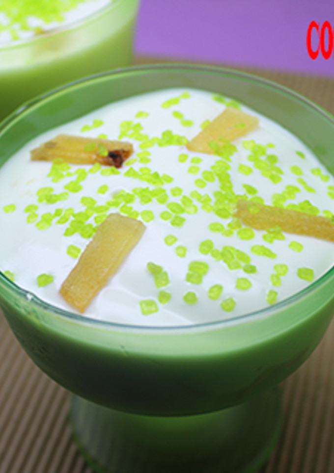 Una foto de Melón con plátano y yogurt