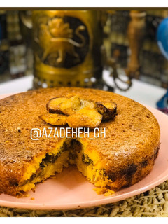 عکسی از دستور ته چين بادمجان