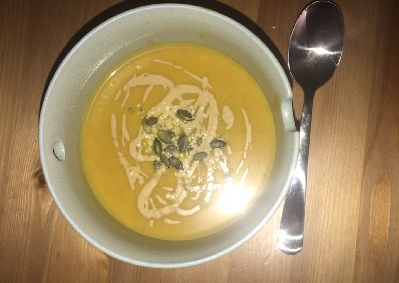 Crema de Calabaza al curry