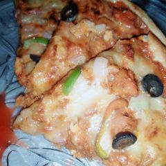 A picture of Tandoori Nan Pizza.
