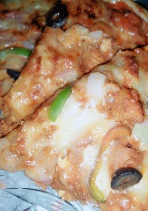 A picture of Tandoori Nan Pizza.