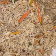 A picture of One veggie rice😜.