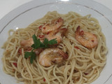 Aglio Olio with 🍤 shrimps