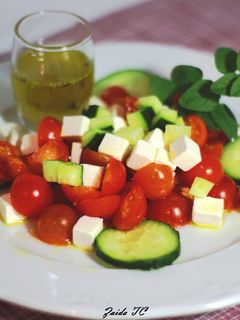 Una foto de Ensalada con Queso Feta