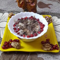A picture of Dry fruits raita.