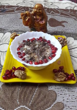 A picture of Dry fruits raita.