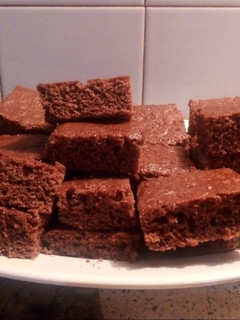 Una foto de Brownies de Cacao sin manteca