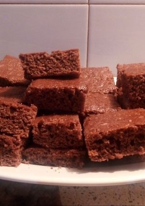 Una foto de Brownies de Cacao sin manteca