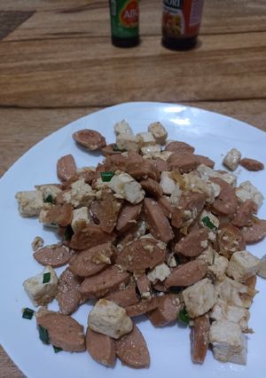 Foto resep Tumis sosis tahu saus tiram